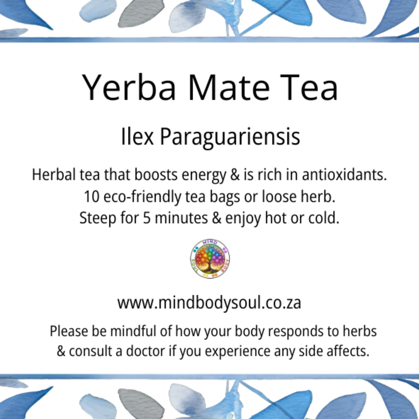 Herbal Tea - Yerba Mate Tea