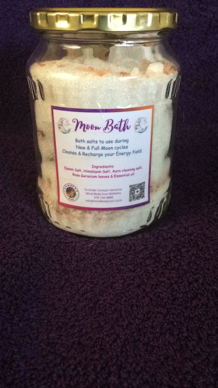 Moon Bath intention Salts