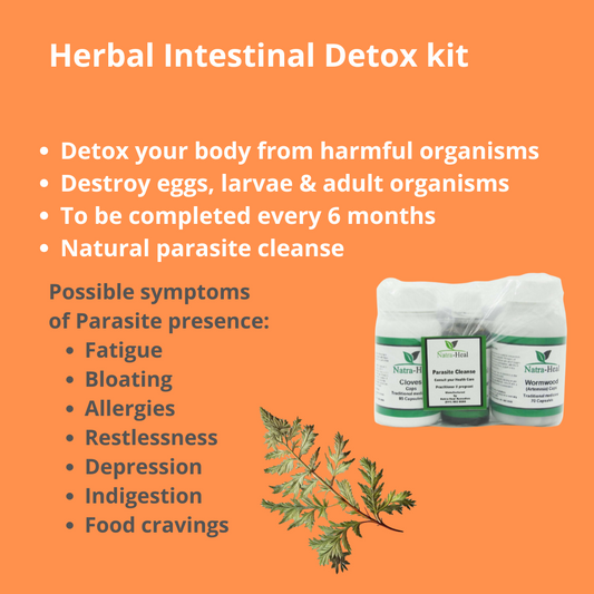 Intestinal detox kit - Capsules & Tincture