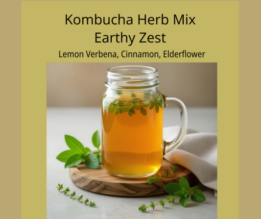 Kombucha herb mix - Earthy Zest