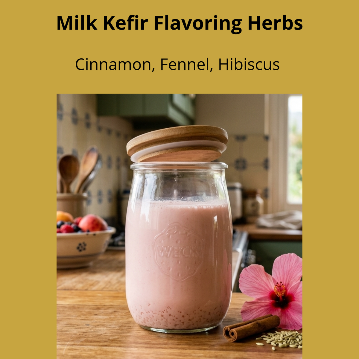 Milk Kefir Flavoring Herbs