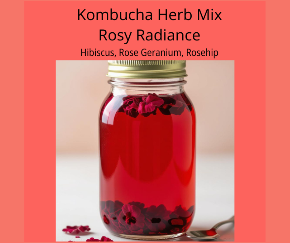 Kombucha herb mix - Rosy Radiance