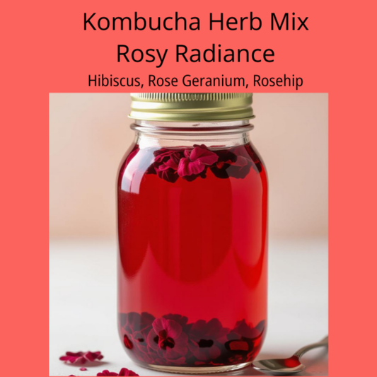 Kombucha herb mix - Rosy Radiance