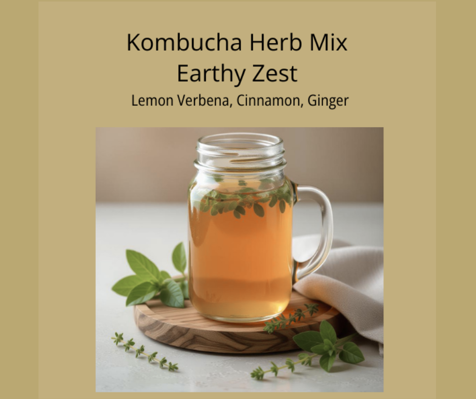 Kombucha herb mix - Earthy Zest