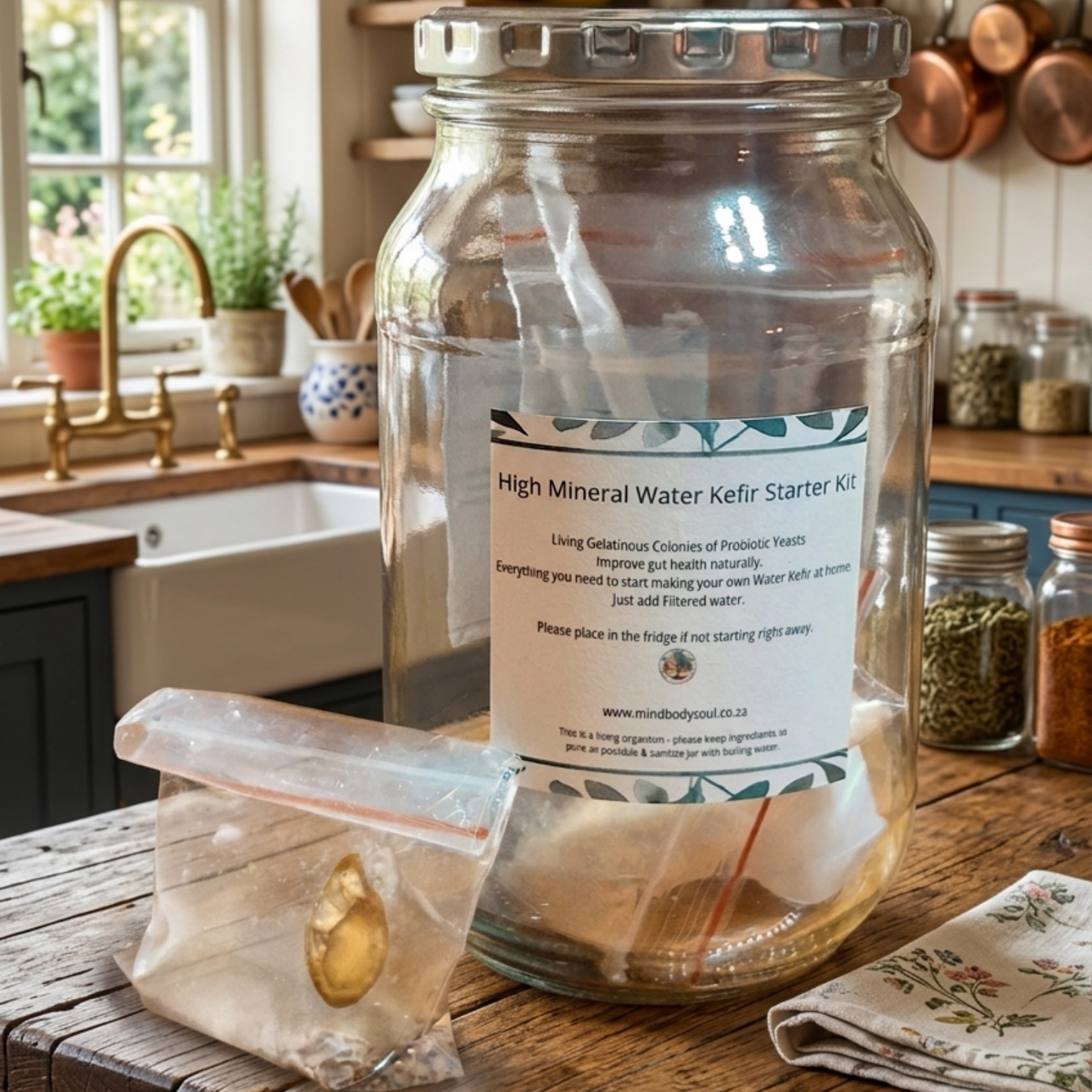 Mineral Water Kefir Starter Kit